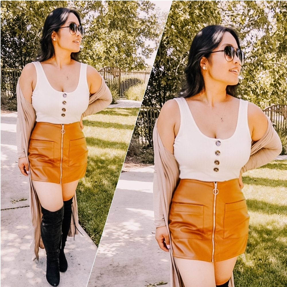 Ribbed tank bodysuit